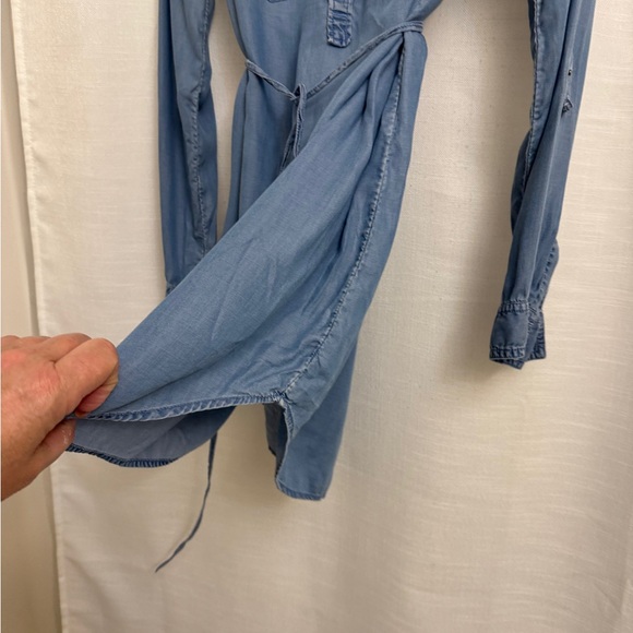 Blue Denim Shirt Dress Thyme Chambray Shirt Dress – Size XS - Picture 8 of 15
